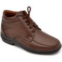 Sneakers Interland  Scarpe uomo polacchino comfort passeggio eleganti pelle marrone