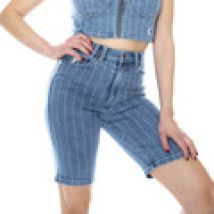 Shorts Karl Kani  KK Og Pinstripe Denim Shorts