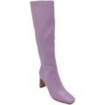 Stivali Corina  Stivali donna a punta quadrata glicine liscio gambale aderente