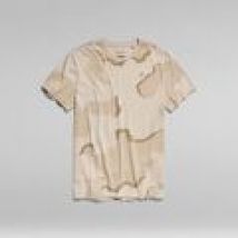 T-shirt G-Star Raw  D22805-C721 CAMO-D935 DESERT