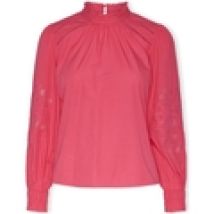 Camicetta Y.a.s  YAS Chelle Top L/S - Raspberry Sorbet