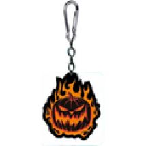 Portachiavi Nightmare Before Christmas  Flaming Pumpkin