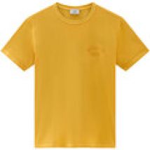 T-shirt Woolrich  GARMENT DYED LOGO      T-SHIRT