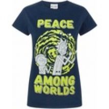 T-shirts a maniche lunghe Rick And Morty  Peace Among Worlds