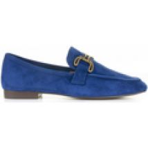 Scarpe Bibi Lou  Mocassino in suede blu con morsetto