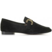 Scarpe Bibi Lou  Mocassino in suede nero con morsetto