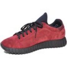 Sneakers Malu Shoes  Sneakers bassa uomo art.0022 in camoscio bordeaux made in italy