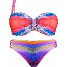 Luna  Bikini 2-delige voorgevormde set 1 bandje Rainbow