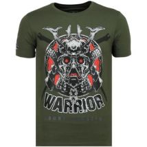T-shirt Korte Mouw Local Fanatic Savage Samurai Print G