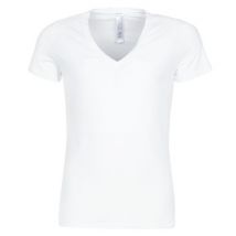 Hom  T-shirt Korte Mouw SUP' COTTON TSHIRT COL V PROFOND