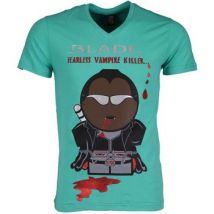T-shirt Korte Mouw Local Fanatic Blade Fearless Vampire Killer