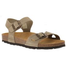 Platte sandalen Grunland KAKI 40SARA