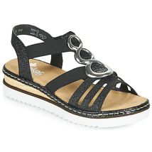 Sandalen met sleehak Rieker FANNI