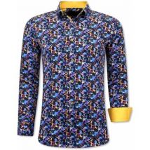 Overhemd Lange Mouw Tony Backer Luxe Kleurrijke Blouse