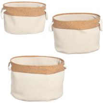 Trunks, opbergdozen Furniteam Opbergdozen in Ovale Vorm, Set van 3 Stuks