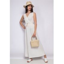 Fashion brands  Lange Jurk 18657-BLANC