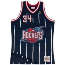 T-shirt Korte Mouw Mitchell And Ness Nba Houston Rockets Hakeem Olajuwon Swingman