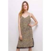 Fashion brands  Lange Jurk ICP1152_ECRU