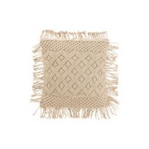 Kussens J-line COUSSIN COSY LOS COT BEIGE (45x45x1cm)