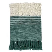 Plaids, deken Malagoon Tribal green throw