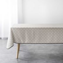 Tafelkleed Douceur d intérieur NAPPE RECTANGLE 150 x 240 CM POLYESTER IMPRIME GRIS