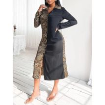 Jurk Parisian Royal Luxe Tiger Print Jurk