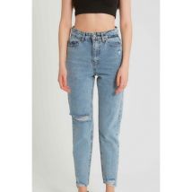 Broek Robin-Collection Spijkerbroek Ribbed High Waist D