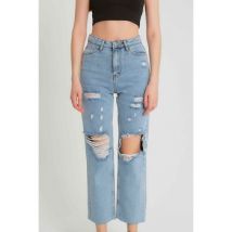 Broek Robin-Collection Jeans Ripped High Waist D