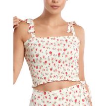 Blouse Lisca Gesmokte slipe top Java