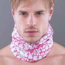 Sjaal Bullish GORRO LARGE PATTERN-PAPB 027719 WHITE FUXIA