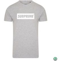 T-shirt Korte Mouw Subprime Shirt Block Grey
