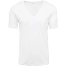 T-shirt Mey Dry Cotton V-hals T-shirt Wit