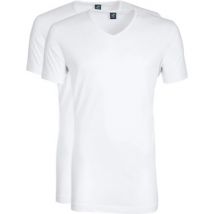 T-shirt Suitable T-shirt Wit V-hals Vibambo Bamboe 2-Pack