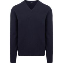 Sweater William Lockie V-Hals Lamswol Navy