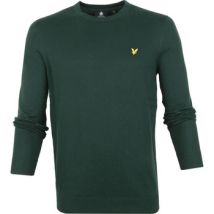 Lyle And Scott  Sweater Lyle   Scott Trui Donker Groen