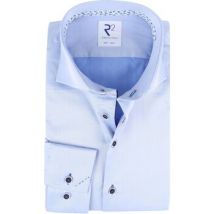 Overhemd Lange Mouw R2 Amsterdam R2 Overhemd Extra Lange Mouwen Blauw