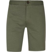 Vanguard  Broek Chino Short Twill Donkergroen