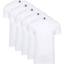 T-shirt Korte Mouw Alan Red Giftbox Derby O-Hals T-shirts Wit (5Pack)