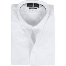 Overhemd Lange Mouw BOSS Overhemd Uni Wit