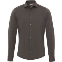 Overhemd Lange Mouw Pure H.Tico The Functional Shirt Bruin