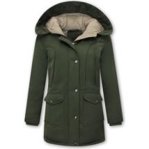 Parka Jas Gentile Bellini Gewatteerde Jas Lang Capuchon