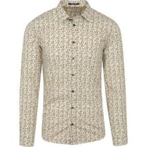 Overhemd Lange Mouw No Excess Overhemd Patroon Wit