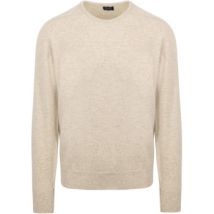 Sweater William Lockie Trui Lamswol Linen Beige