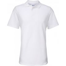Polo Shirt Korte Mouw Gildan Polo double piqué Softstyle