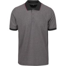 T-shirt Casa Moda Polo Print Grijs Multicolour