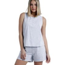Pyjama-sets Admas Pyjamashort tanktop Romantic Grey