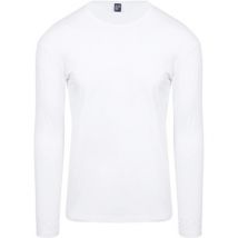 T-shirt Alan Red Olbia Longsleeve Wit (1Pack)