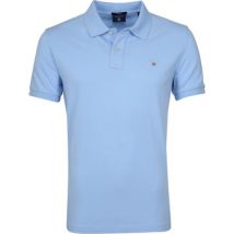 T-shirt Gant Basic Poloshirt Lichtblauw