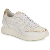 Myma  Lage Sneakers 7715MY02-CUIR-BLANC-LAMINATO-PLATINE-CUIR-BLANC-PERFO