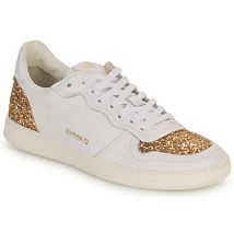 Myma  Lage Sneakers 7616MY00-CUIR-BLANC-GLIT-PLATINE
